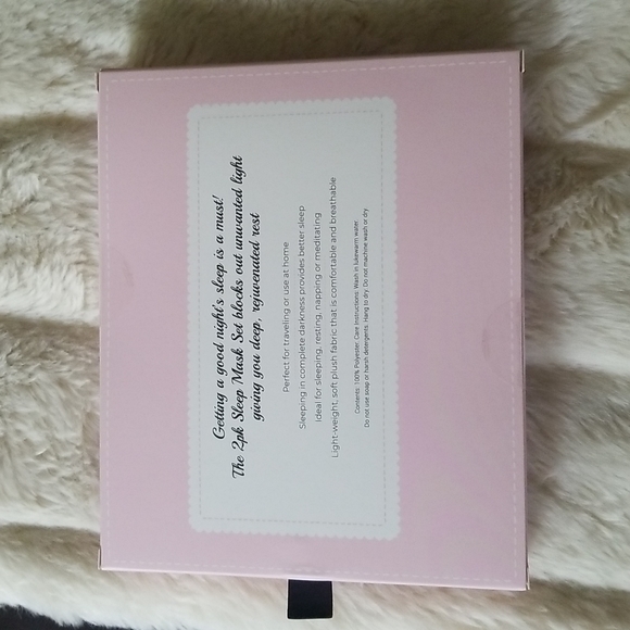 2 Sleep Masks Cat Napping & Dream - Picture 4 of 4